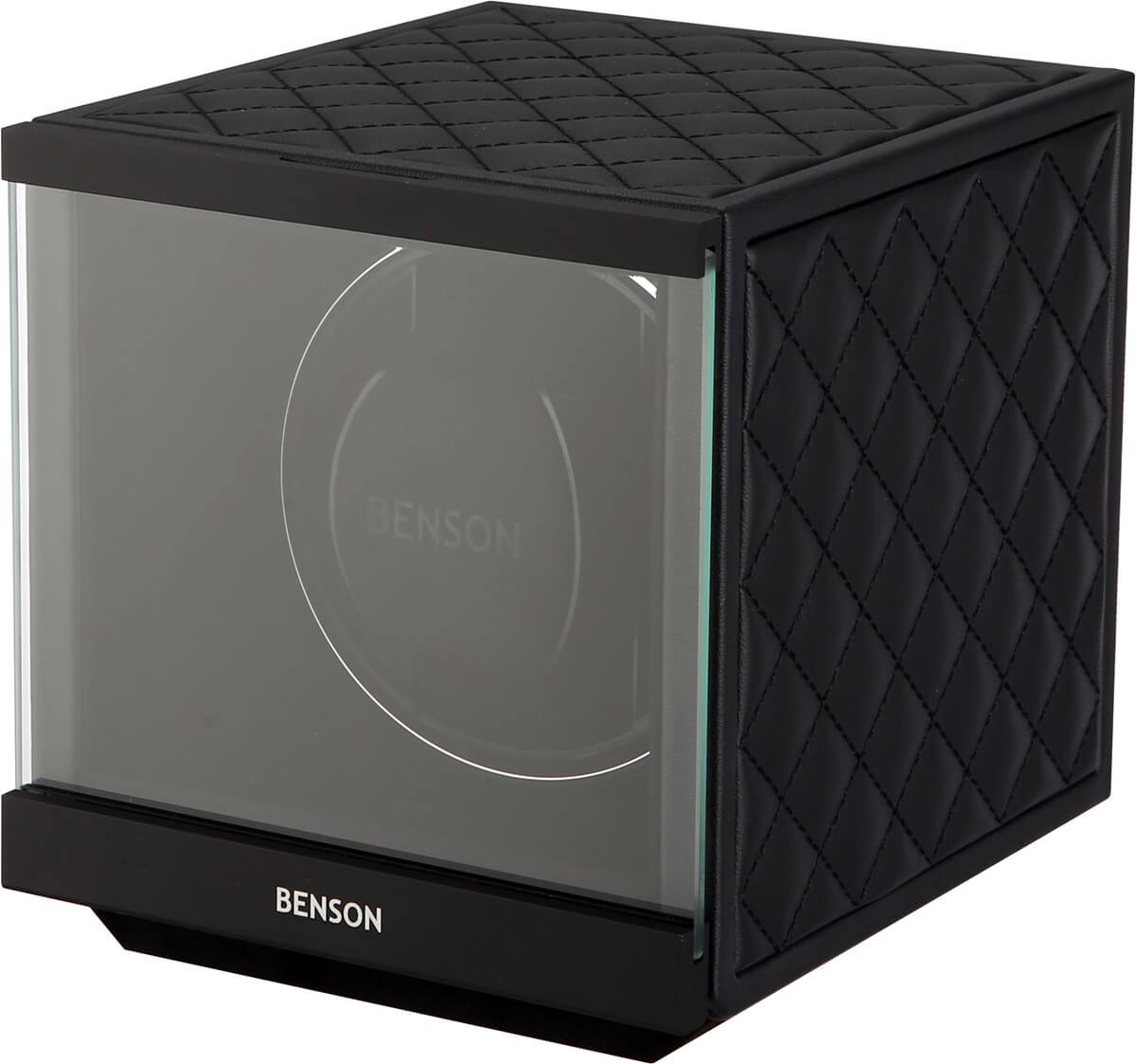 Benson Swiss Series Single watch winder — Black Leather