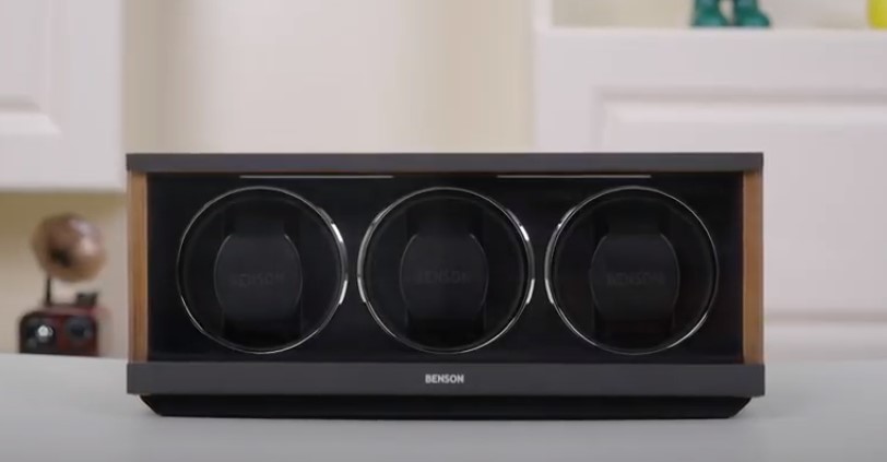 Benson Swiss Series Triple watch winder — Black
