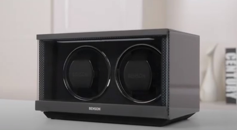 Benson Swiss Series Double watch winder — Black